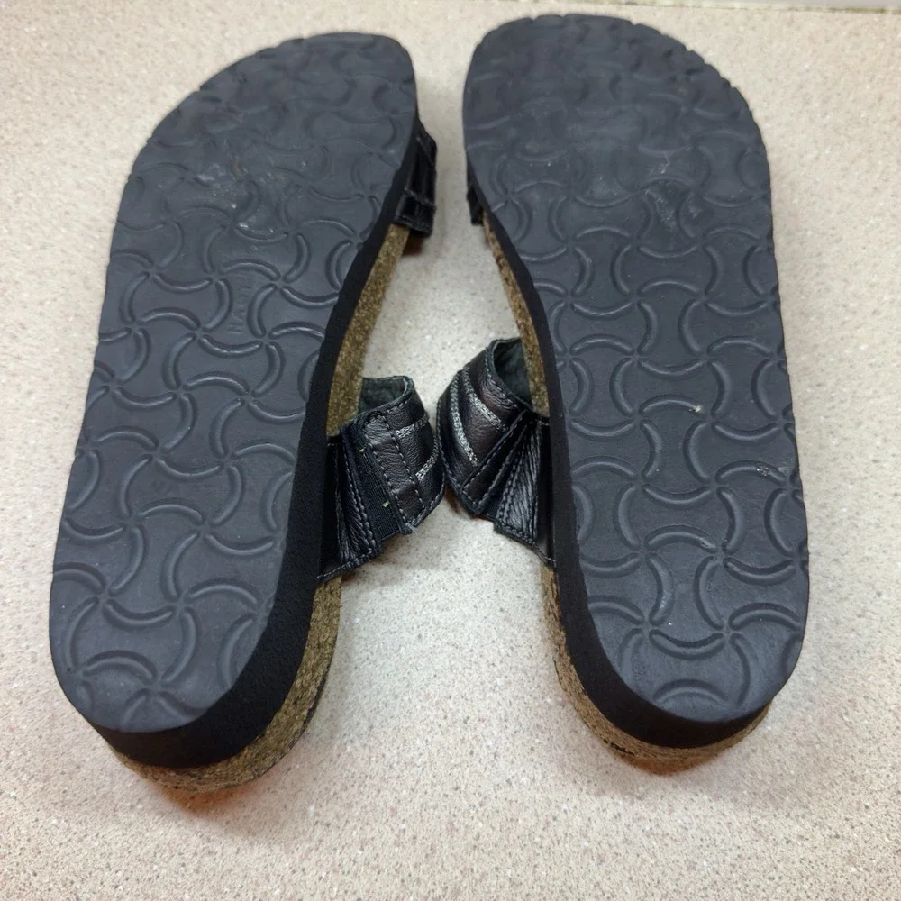 Naot‎ Caitlin Women's Leather T-Strap Sandals Size 29 (US 8) Made In Israel EUC